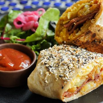 Orale Mexican Kitchen signature dishes Truffle Ribeye BurritoCarne AsadaEnchilada MoleMachin